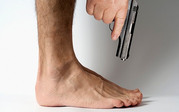 shootingSelfInFoot